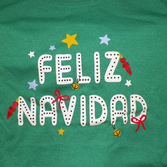 "Feliz Navidad" Boys Christmas Pajama Set - Picture 4 of 6